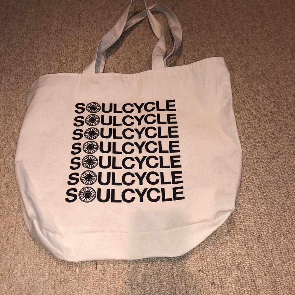 Soul cycle tote bag
